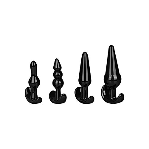 Analplug Set von EIS, Buttplug aus hautfreundlichem Silikon 4 Größen, Sexspielzeug geeignet für Anfänger, Anal Plug für Frauen Männer Paare