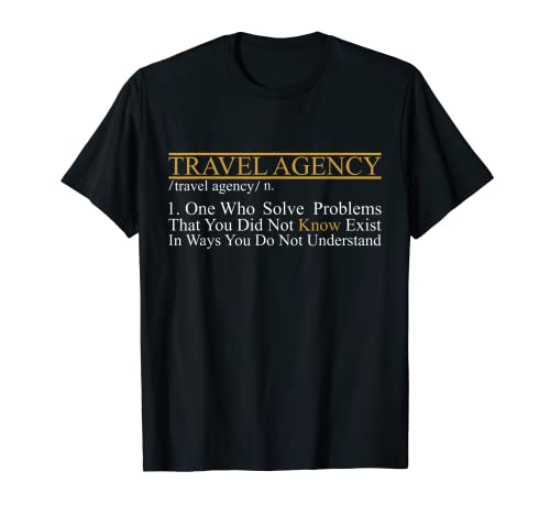 Ich bin eine Reiseagentur, die Probleme löst T-Shirt