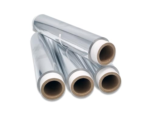 4 Rollen Alufolie - Aluminiumfolie Gastro Folie 1500g - 45 cm x 14 my - Extra Stark