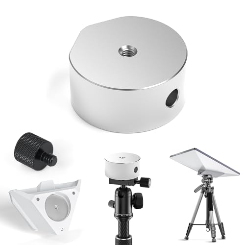 XLTTYWL 2025 Starlink Mini-Stativadapter, Aluminium-Mini-Starlink-Montage mit 1/4"-20 & 3/8"-16 Gewinde, kompatibel mit Mini-Starlink-Rohradapter und Flachmontage (Für Starlink Mini 2025)