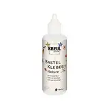 KREUL 49371 - Bastelkleber Nature, 80 ml, auf Wasserbasis, lösemittelfrei, geruchsneutral, nachhaltiger vielseitiger Dekokleber für Kinder