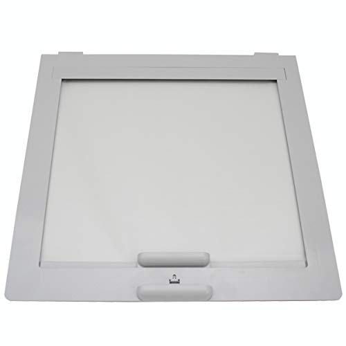 Innenrahmen für MPK Dachluke Dachfenster Dachhaube 40 x 40 cm Wohnwagen Wohnmobil Caravan mit Rollo und Moskitonetz grau