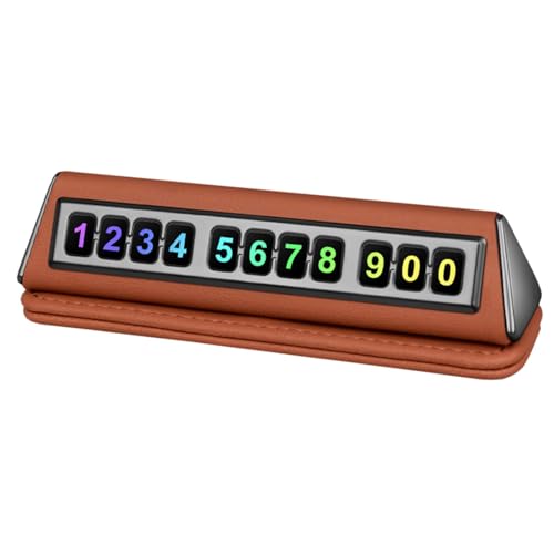 Auto-Parkschild | Magnetische Armaturenbrettplatte | Auto-Nummernschild, Parknummernkarte, Auto-Nummernschild, magnetische Parkkarte, temporäres Auto-Kennzeichen, Armaturenbrett-Nummernschild, automat