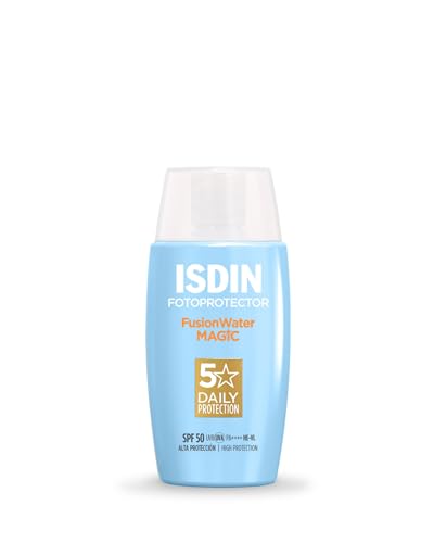 ISDIN Fusion Water Magic LSF 50 | Sonnencreme für das Gesicht zur täglichen Anwendung | Ultraleichte Textur, 50 ml