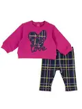 Chicco Completo in Caldo Cotone: Felpa e Leggings Jogginganzug,