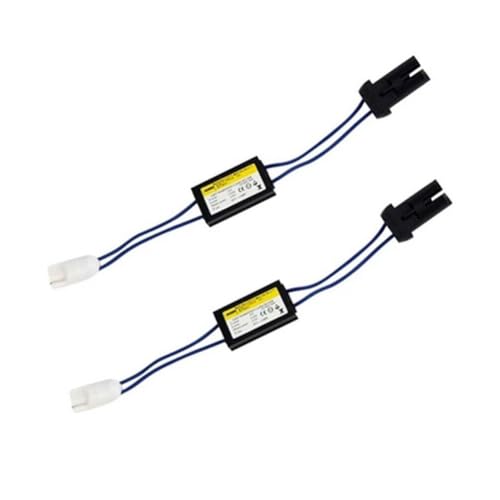 TEAFIRST 2 x LED T10 Fehlerunterdrücker Lastwiderstände Lichter Nummernschild LED-Decoder
