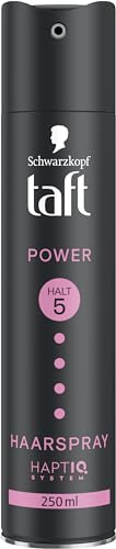 Schwarzkopf Taft Haarspray Power Cashmere (250 ml), Haltegrad 5 Haarstyling, Haarspray für trockenes und strapaziertes Haar, Kaschmir-ähnliche Geschmeidigkeit, vegane Formel*