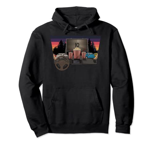 Quarantäne Autokino Auto Kino Film Pullover Hoodie