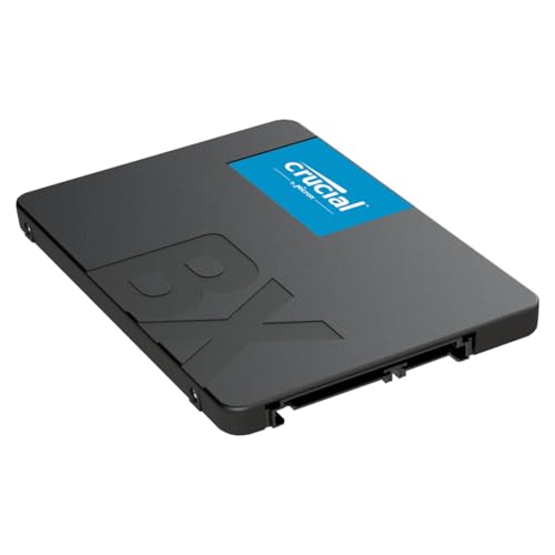 Crucial BX500 SATA SSD 480GB, 2,5" Interne SSD Festplatte, bis zu 540MB/s, 480GB SSD kompatibel mit Laptop und Desktop (PC), 3D NAND, Dynamische Schreibbeschleunigung - CT480BX500SSD1