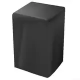 MeevrgR Staubschutz für Lautsprecher, 210D Oxford-Stoff, schwarz, 4 Größen (30,5 x 28 x 46 cm – 51 x 48,5 x 76,5 cm), leicht zu reinigen und zu installieren, platzsparend (42 x 38 x 67,5 cm)
