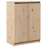 vidaXL Massivholz Kiefer Sideboard mit 3 Fächern Kommode Anrichte Schrank Beistellschrank Mehrzweckschrank Standschrank 60x36x84cm