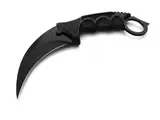 Generisch Hochwertiges CSGO Jagdmesser CSGO Karambit Legal Messer Skin Übungsmesser Trainingsmesser Real-Life-Sammlung Scharf Jagd Survival Outdoor Counter-Strike Knife (Karambit Night [Scharf!])