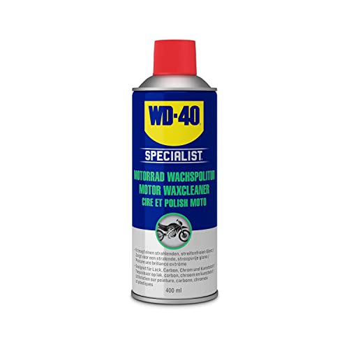 WD-40 Specialist Motorrad Wachspolitur 400ml | Motorrad Pflege | Motorbike Spray