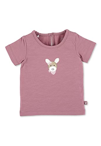 Sterntaler Baby Mädchen Baby T Shirt GOTS Kurzarm Shirt Esel Emmi - Baby T-Shirt, Baby Shirt, Baby Kurzarmshirt - aus Baumwolle - rosa, 86