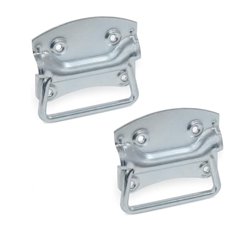 Ganter Normelemente | Klappgriff, Kistengriff, Tragegriff | 2 Stück | Stahl verzinkt | 120mm | GN 3136-120-95-A-ST