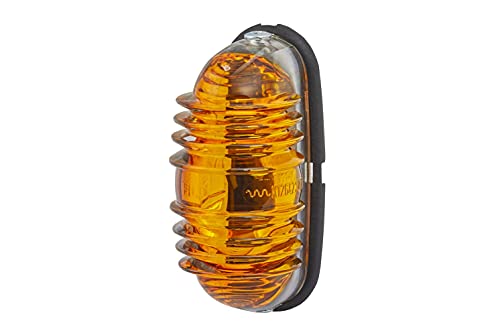 HELLA 2BA 001 227-201 Blinkleuchte - 12V - Anbau - Lichtscheibenfarbe: gelb - links/rechts/vorne und hinten
