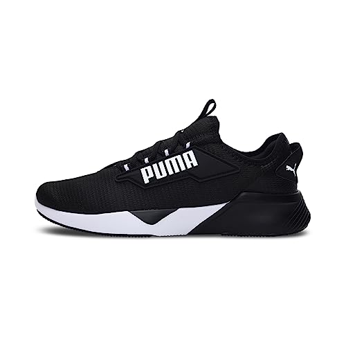 PUMA Unisex Adults' Sport Shoes RETALIATE 2 Road Running Shoes, PUMA BLACK-PUMA WHITE, 42