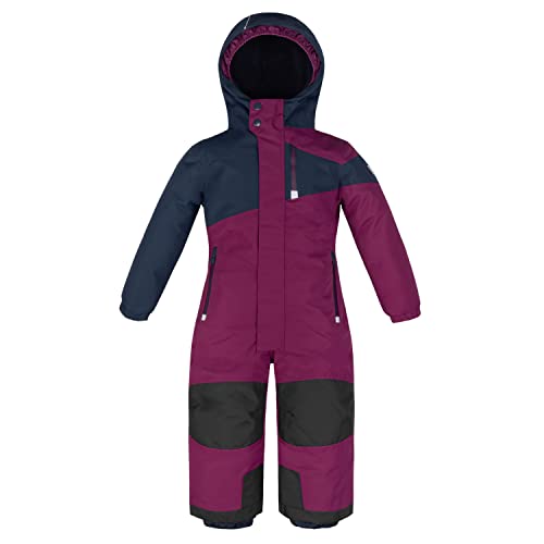 Killtec Kinder Skioverall 38469-450 wasserdicht 10.000 mm Wassersäule - orchideee/dunkelnavy - Größe 128