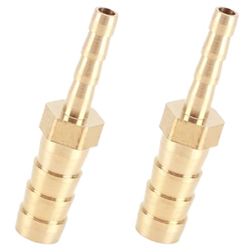 Reduzierstück, gerade, Messing, Schlauch-ID 8 mm auf 6 mm, Reduzierstück, 2 Stück