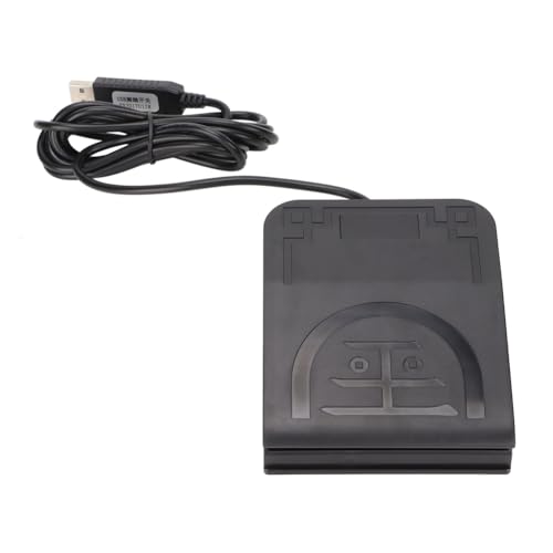 Osmond Fußschalter, USB-Fußschalterpedal, Hochempfindliches, Multifunktionales, Ergonomisches Pedal, Einzelfußschalterpedal für Spiele