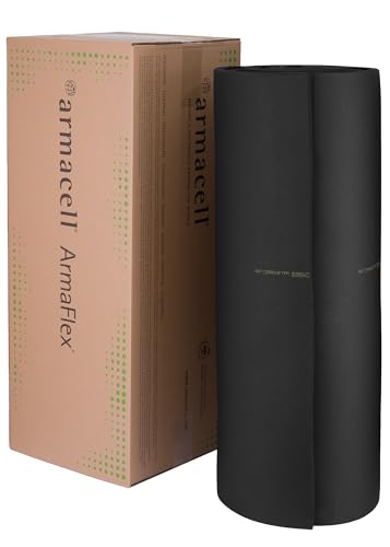 Armacell Armaflex 6mm-32mm selbstklebend/nicht selbstklebend Dämmmatten Dämmung Isolierung Kautschuk (Nicht selbstklebend, 6mm - 50cm x 1m)