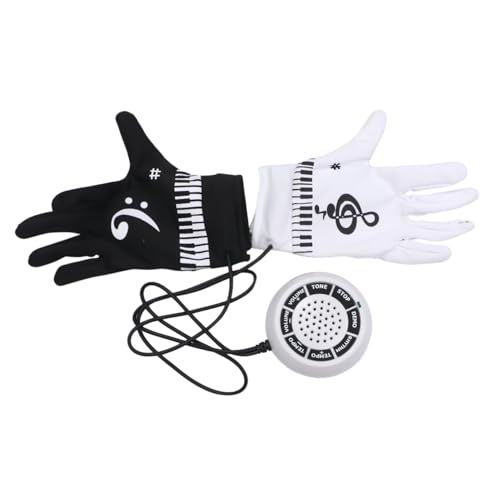 ibasenice 1 Paar Klavierhandschuhe Musikhandschuhe Lustige Handschuhe E-Piano-Handschuhe