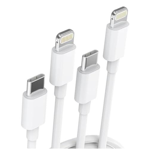 USB C Lightning Kabel,iPhone Ladekabel [2Pack 2M+1M] Apple MFi Zertifiziert Kabel für iPhone 14 Pro Max Plus/13/12/11/SE/XR/XS/iPad usb c Schnellladekabel Geeignet für Verwendung mit USB C Ladegeräte