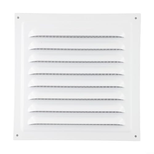 1 Lüftungsgitter 20 X 20 Cm Lüftungsgitter Deckenlüftungsabdeckung (1PC White)