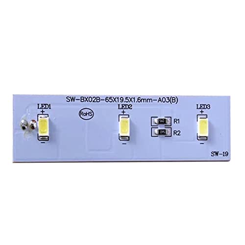 Chevnzev Langlebige SW BX02B Kühlschränke LED LED Light Board Ersatztemperatur 6000-6500K Langes Dienstlebenslichtstreifen