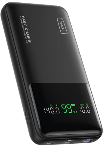 INIU Power Bank, 27000mAh 140W Power Bank Klein Aber Stark USB C Input & Output for Phone & Laptop, Externer Handyakkus für MacBook Pro Steam Deck iPhone 15 14 13 12 Pro Samsung S23 iPad etc