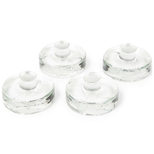The Easy Weight – 4er-Pack schwere Gärglas Gewichte mit gerillten Griffen – Gärdeckel zum Einlegen und Einmachen – passend für alle Einmachgläser mit breiterer Öffnung