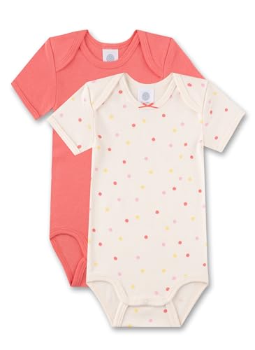 Sanetta Baby-Mädchen 324300 Doppelpack Body halbarm, Sheer pink, 92