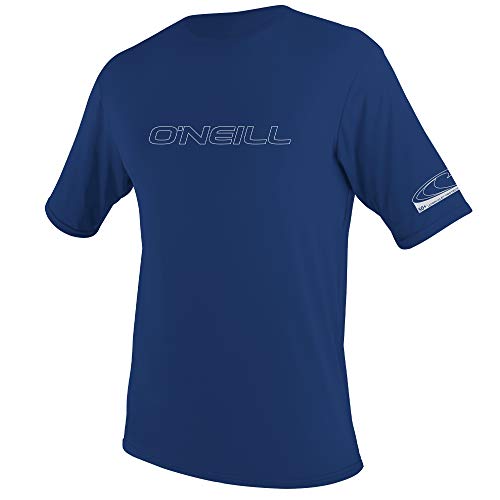 O'Neill Herren Heren Basic Skins Short Sleeve Sun Shirt Rash Vest, Navy, M EU