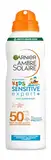 Garnier Sonnenspray LSF 50 für Kinder, Wasserfest und Sandabweisend, Ambre Solaire Kids Sensitive expert+ Anti-Sand Spray LSF 50+, 1 x 150 ml