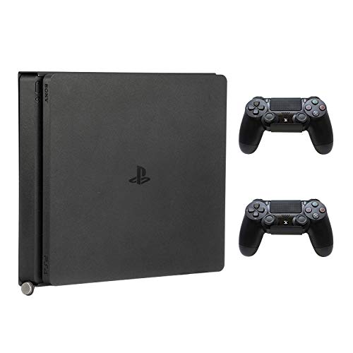 HumanCentric PS4 Halterung für PS4 Slim + 2 Controller-Halterungen Bundle, Halterung an der Wand oder auf der Rückseite des Fernsehers