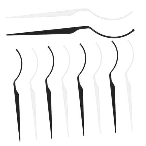 Ipetboom 10Stücke Acryl Wimpern Displayhalter für Falsche Wimpern Transparenter Wimpern Halter Kosmetikgeschäfte und Make Up Bereiche Effektive Präsentation Verschiedener