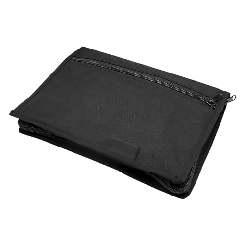 TNSLAND Fahrzeugmappe Dokumentenmappe A5, 24 x 17,5 cm Mappe A5 mit Mehreren Fächern, Bordmappe Auto Handschuhfach Organizer Auto, Tragbarer Manuelle Tasche für Karte Registrierung Autozubehör