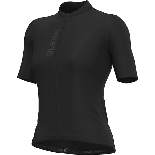 ALE' Alé Damen Color Block Radtrikot, Black, L