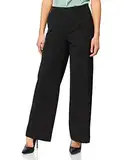 Object Damen Objlisa Wide Pant Noos Hose, Schwarz, 36 EU