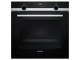 Siemens HB517ABS0 iQ500 Einbau-Elektro-Backofen / Edelstahl / A / cookControl10 / Schnellaufheizung / 3D Heißluft plus, Schwarz