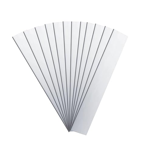 12 Stück Reine Zinkanode 150x25x1 mm Reines Zinkblech Zink Elektrodenstreifen Zink Platte für Verzinkung und Zinkgalvanisierung, hochreine Zinkelektrode