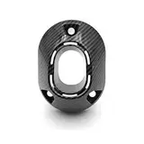 DTYBJN Fairing Cowl Fit Für Honda PCX125 2021-2024 PCX 160 PCX 125 2023 2022 Motorrad Auspuffrohr Abdeckung Gugel Protector Schwanz Motorrad Rücksitz Verkleidung(Carbon)