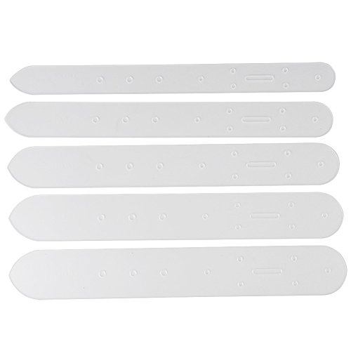 5 Stücke Gürtel Löcher Vorlagen, Leder Carft Gürtel Stanzen Vorlage DIY Set, 25/30/35/38 / 40mm