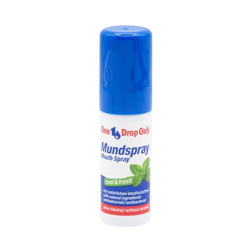 One Drop Only® antibakterielles Mundspray - 1er Set - Mundspray ohne Alkohol mit natürlichen Inhaltsstoffen für frischen Atem (1 x 15 ml)