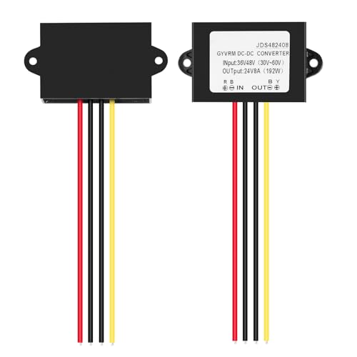 DEWIN Spannungswandler, DC-DC-Wandler 36V 48V auf 24V 8A Abwärtsmodul DC-DC-Leistungswandler 24V 192W Buck-Modul Spannungsregler