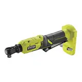 RYOBI 18 V ONE+ Akku-Ratschenschrauber R18RW2-0 (Leerlaufdrehzahl 280 min⁻¹, Drehmoment 60 Nm, ohne Akku und Ladegerät und Ladegerät)