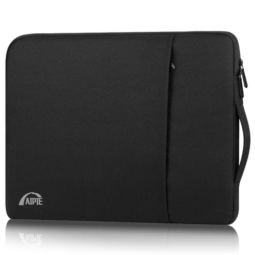 AIPIE Laptoptasche 17 17,3 Zoll Schutz Laptophülle mit Griff 2 Fach Notebooktasche Acer, Asus, Dell, HP, Lenovo Laptop Tasche Damen Mann Geschäftsreise Arbeit Aktentasche Hülle