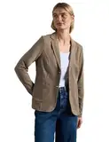 STREET ONE Damen A211912 Blazer Basic, Rich Mocha Mel, 42