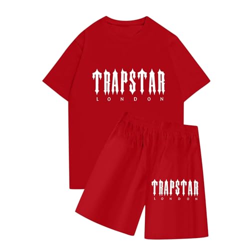 Sportanzug Kinder Jungen Trapstar London Hose Tracksuit Y2K Sportanzug Kinder Kinder Sportanzug Mädchen 140 Mädchen Anzug Jeans Jogginganzug Jungen 134 Jogginganzug Trapstar Rot