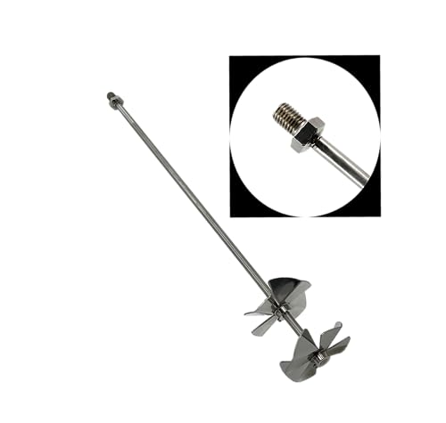 Honigrührer Rührpropeller mit M14 Gewinde zur Herstellung vom cremigen Honig Funktion wie Rapido Rasant Edelstahl